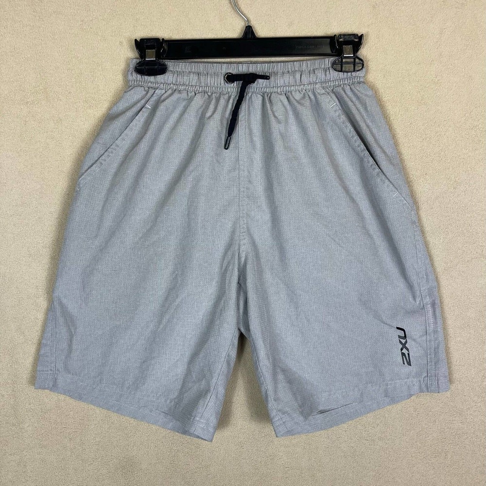 2XU‎ Performance Running Shorts Womens S Elastic Waist Drawstring Pockets Gray